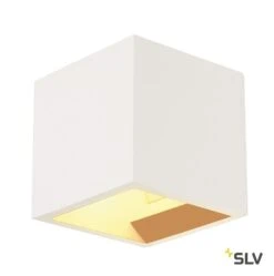 SLV 148018 PLASTRA CUBE Gipswandleuchte, G9/42W