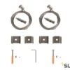 SLV 1002845 EUTRAC, S-TRACK Und 1 Phasen-Schienen Drahtseilabhängung, 5m, 2er Set