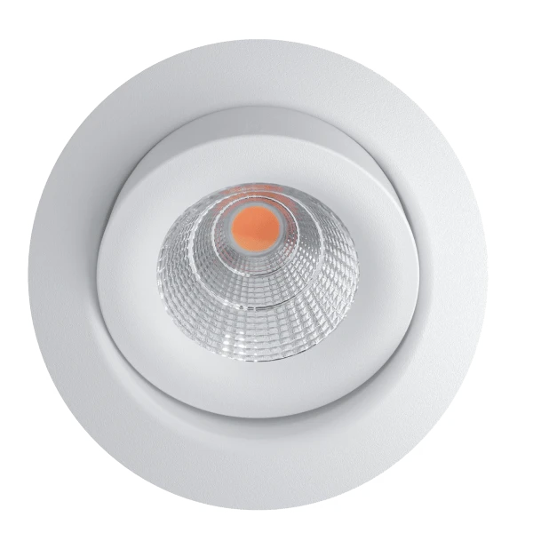 ALED 5703051102000 LED Downlight EVO E 6W 540lm 3000K 45° CRI97 IP54 Weiß Ausschnitt 68-83mm Schwenkbar 0-30° 3 ALED 5703051102000 LED Downlight EVO E 6W 540lm 3000K 45° CRI97 IP54 Weiß Ausschnitt 68-83mm Schwenkbar 0-30°