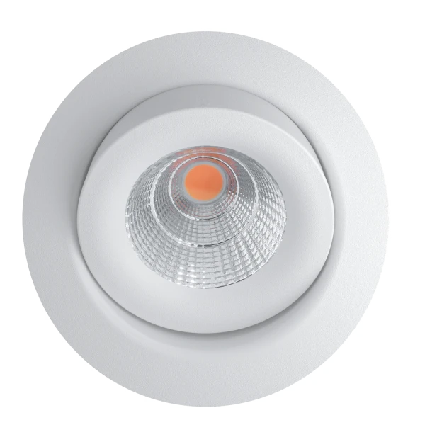 ALED 5703062001002 LED Downlight EVO E Smart 6W 560lm 2400-5000K 45° CRI93 Weiß Ausschnitt 68-83mm Schwenkbar 0-30°Zigbee 3 ALED 5703062001002 LED Downlight EVO E Smart 6W 560lm 2400-5000K 45° CRI93 Weiß Ausschnitt 68-83mm Schwenkbar 0-30°Zigbee