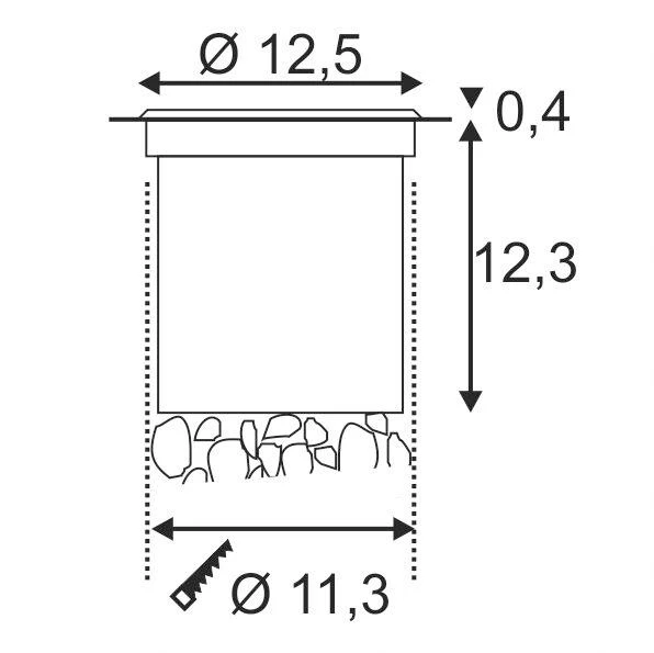SLV 227600 Bodeneinbaustrahler ROCCI 230V/ Mit LED-Modul 6W 4 SLV 227600 Bodeneinbaustrahler ROCCI 230V/ Mit LED-Modul 6W – Bild 2