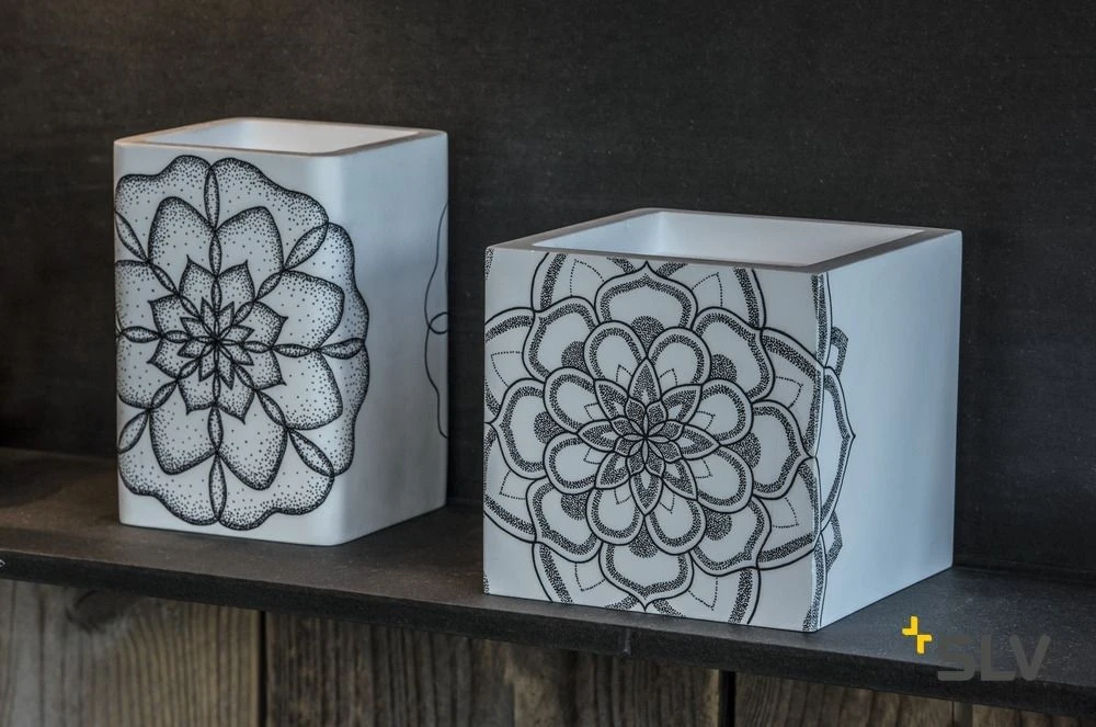 SLV 148018 PLASTRA CUBE Gipswandleuchte, G9/42W 8 SLV 148018 PLASTRA CUBE Gipswandleuchte, G9/42W – Bild 6