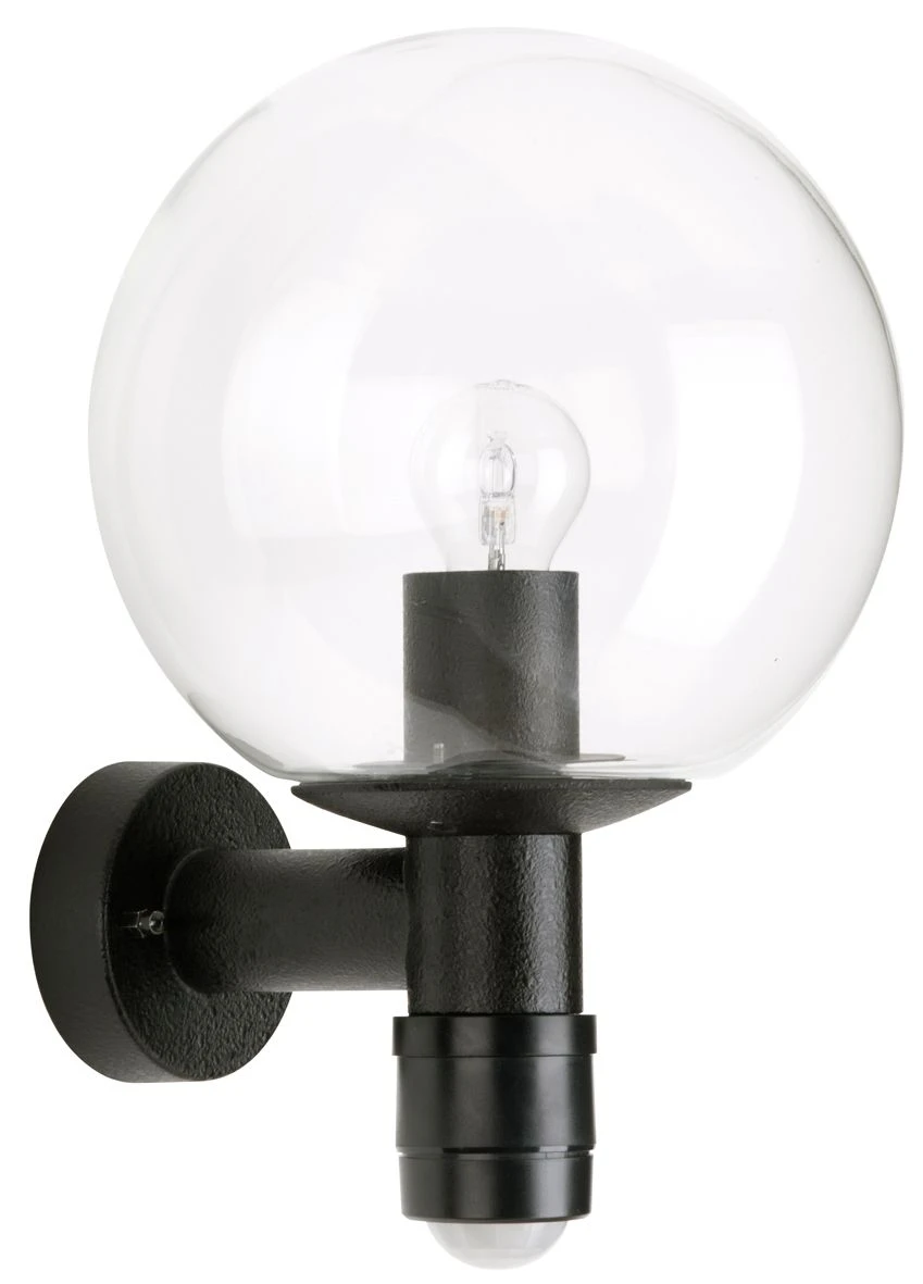 Albert 660641 Kugel-Wandleuchte M. Bewegungsmelder, Schwarz 3 Albert 660641 Kugel-Wandleuchte M. Bewegungsmelder, Schwarz