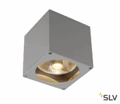 SLV 229564 BIG THEO WALL, Outdoor Wandleuchte, QPAR111, IP44, Eckig, Max. 75W