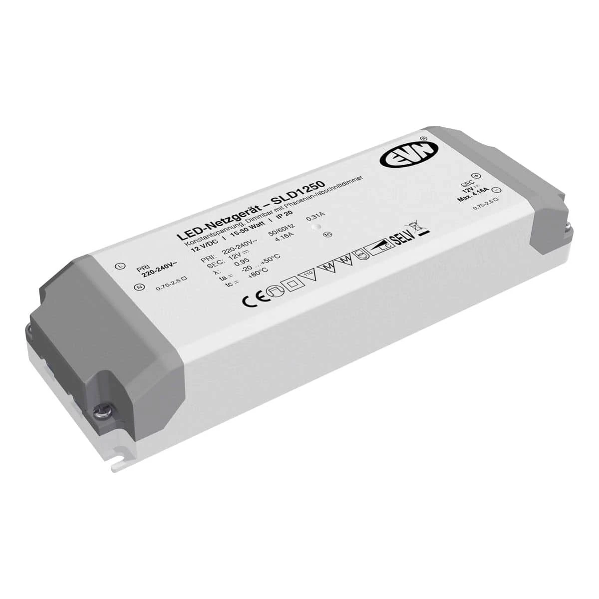 EVN SLD1250 NG 12V/DC, 15-50W, IP20 3 EVN SLD1250 NG 12V/DC, 15-50W, IP20