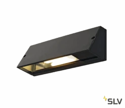 SLV 230030 PEMA, Outdoor Wandleuchte, TC-(D,H,T,Q)SE, IP44, Rechteckig, Max. 15W