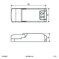 EVN PLD203025 NG 300mA, 13,2-25W, IP20, Dimmbar -Laden Für Heimbeleuchtung d8a914055402900158bec0c01d44da12134b47ee