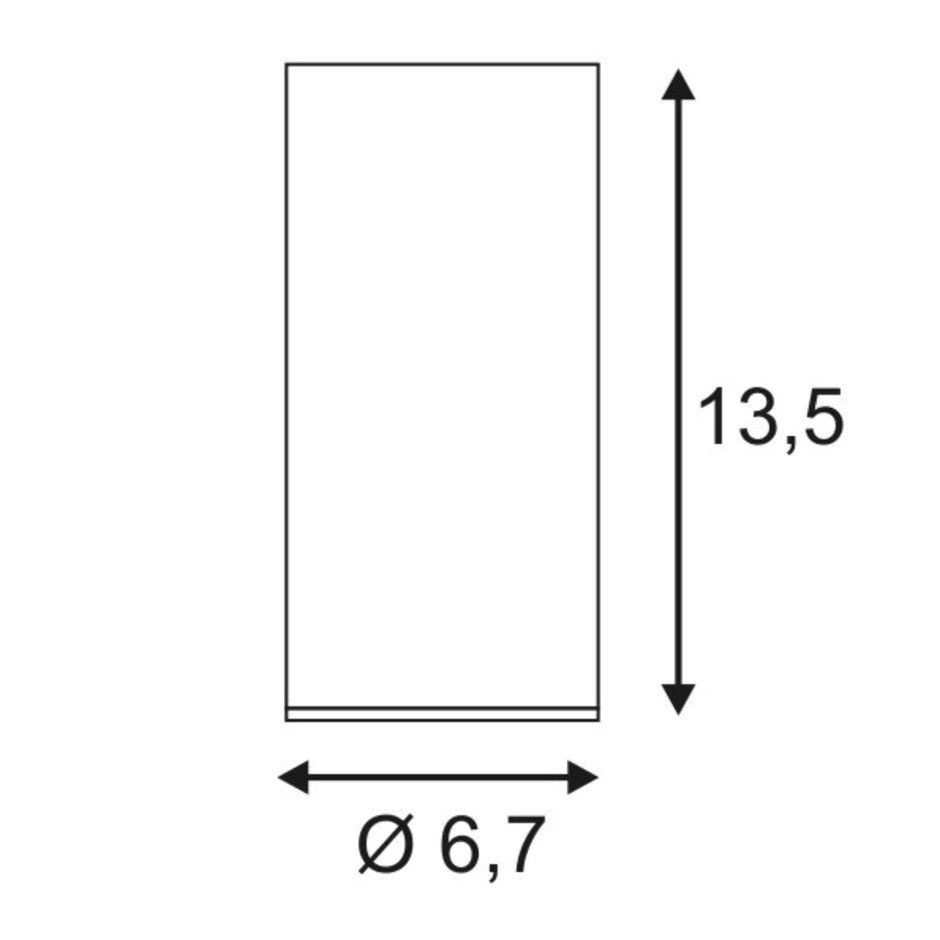 SLV 151811 ENOLA-B Deckenleuchte, GU10, 35W 4 SLV 151811 ENOLA-B Deckenleuchte, GU10, 35W – Bild 2