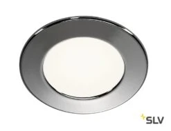 SLV 112222 Flache LED-Einbauleuchte, 3W/150lm Licht Warmweiß