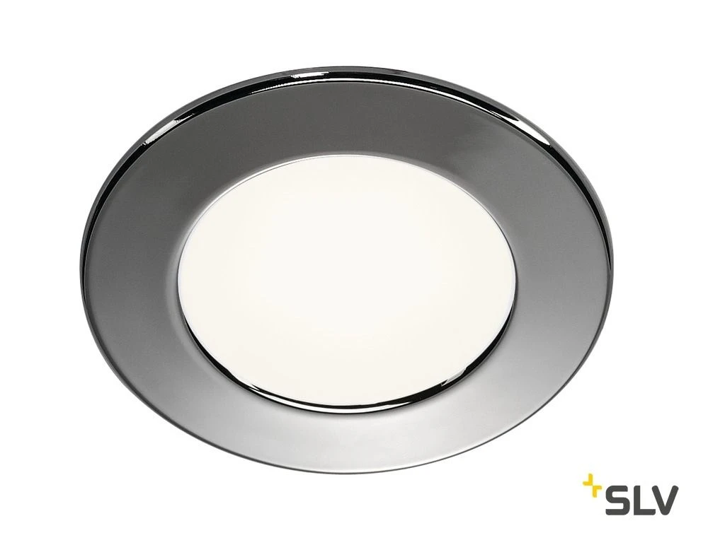 SLV 112222 Flache LED-Einbauleuchte, 3W/150lm Licht Warmweiß 3 SLV 112222 Flache LED-Einbauleuchte, 3W/150lm Licht Warmweiß