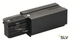 SLV145520 EUTRAC Einspeiser, Erde Rechts, Schwarz