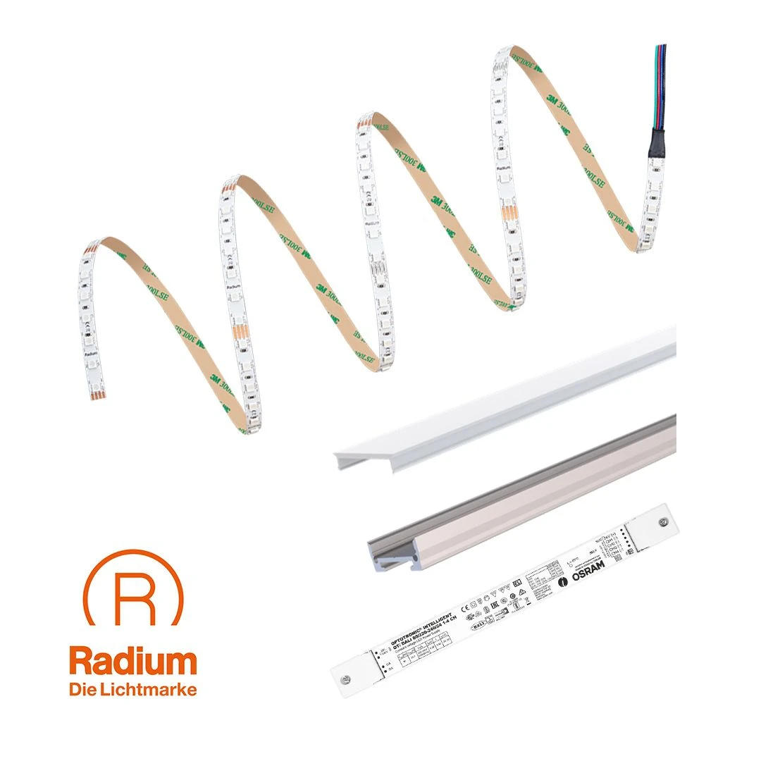 Radium E24-RSTA2175-D LED-Strip-Set 500 S RGB/24V, Dimmbar, 5Meter 3 Radium E24-RSTA2175-D LED-Strip-Set 500 S RGB/24V, Dimmbar, 5Meter