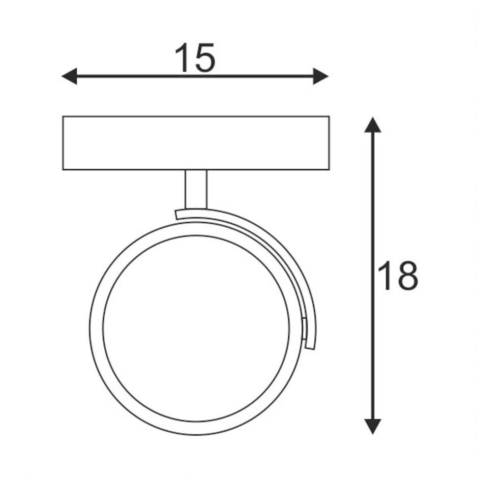 SLV 147306 KALU 1 Deckenleuchte ES111/GU10 75W 4 SLV 147306 KALU 1 Deckenleuchte ES111/GU10 75W – Bild 2