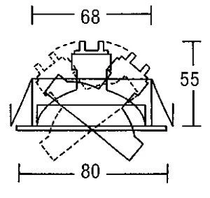 Brumberg 2191.22 Niedervolt-Einbaustrahler, GX5,3 Schwenkbar 4 Brumberg 2191.22 Niedervolt-Einbaustrahler, GX5,3 Schwenkbar – Bild 2
