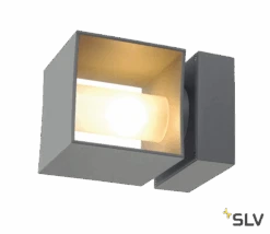 SLV 1000335 SQUARE TURN, QT14, Outdoor Wandleuchte, Max. 42W, IP44