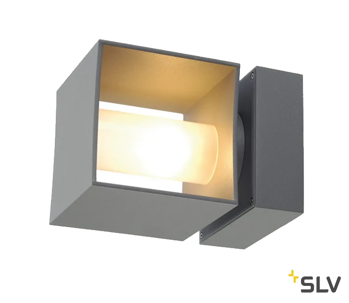 SLV 1000335 SQUARE TURN, QT14, Outdoor Wandleuchte, Max. 42W, IP44 3 SLV 1000335 SQUARE TURN, QT14, Outdoor Wandleuchte, Max. 42W, IP44