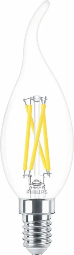 Philips 47771100 MASTER GLASS LED-Lampen In Kerzenform, 2,5 W, 922, 340 Lm, E14, Dimmbar