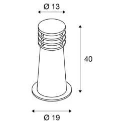 SLV 229020 Außenleuchte RUSTY 40, E27, Max. 11W, IP55, 40cm -Laden Für Heimbeleuchtung ef9ca02b9fa4d1d4e002048d16997fa97b669465 1