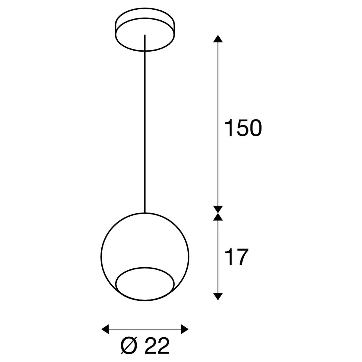 SLV 1002047 PLASTRA 25 Pendelleuchte, GX53, 11W 4 SLV 1002047 PLASTRA 25 Pendelleuchte, GX53, 11W – Bild 2