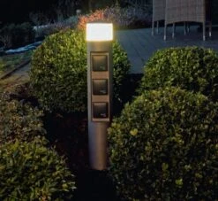 Albert 622202 LED-Steckdosenlichtsäule 10W, 3 Steckdosen, Höhe 0,58m -Laden Für Heimbeleuchtung f7a994ff7c09c7d8b9339b569b022d5924efe1c9