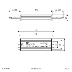 EVN SLD6724036 NG 24V/DC, 15-36W, IP67, Dimmbar -Laden Für Heimbeleuchtung f823aae2d73c7e914ae1897fadcbfe4bdc401ae4