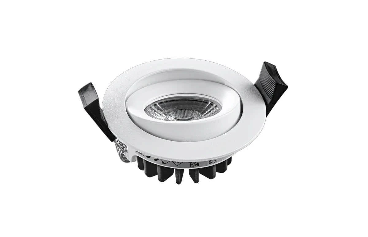 Heitronic 500600 LED Einbaustrahler DL6808 Aluminium Weiß 38°, Dimm. 3 Heitronic 500600 LED Einbaustrahler DL6808 Aluminium Weiß 38°, Dimm.