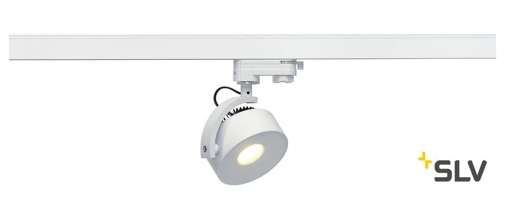SLV 152601 KALU 3Phasen-HV-LED-Strahler, Incl. LED 13W, Warmweiß