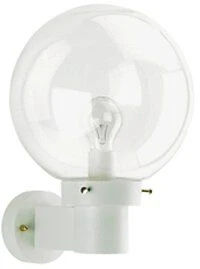 Albert 680633 Kugel-Wandleuchte, Blasenglas, Ø250mm, Weiß