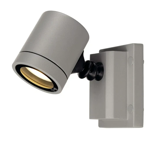 SLV 233104 Outdoor Wandleuchte GU10, Silbergrau 5 SLV 233104 Outdoor Wandleuchte GU10, Silbergrau – Bild 3