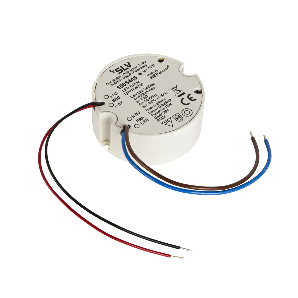 SLV 1005445 LED Netzteil, 15W 24V 3 SLV 1005445 LED Netzteil, 15W 24V