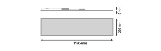 Ledvance PANEL PERFORMANCE 1200 33 W Rechteckige Einlege-Leuchte 4000 K 4 Ledvance PANEL PERFORMANCE 1200 33 W Rechteckige Einlege-Leuchte 4000 K – Bild 2