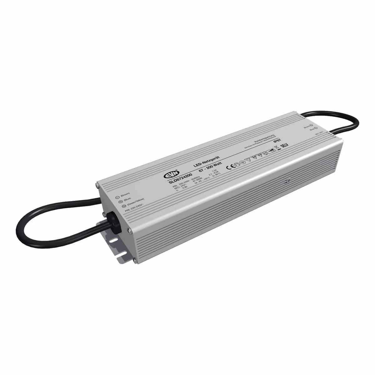 EVN SLD6724200 NG 24V/DC, 67-200W, IP67, Dimmbar 3 EVN SLD6724200 NG 24V/DC, 67-200W, IP67, Dimmbar