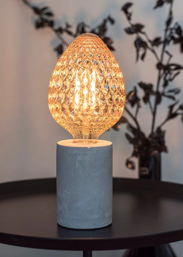 BAILEY 140639 Tischleuchte Beton E27, Höhe 13 Cm 3 BAILEY 140639 Tischleuchte Beton E27, Höhe 13 Cm