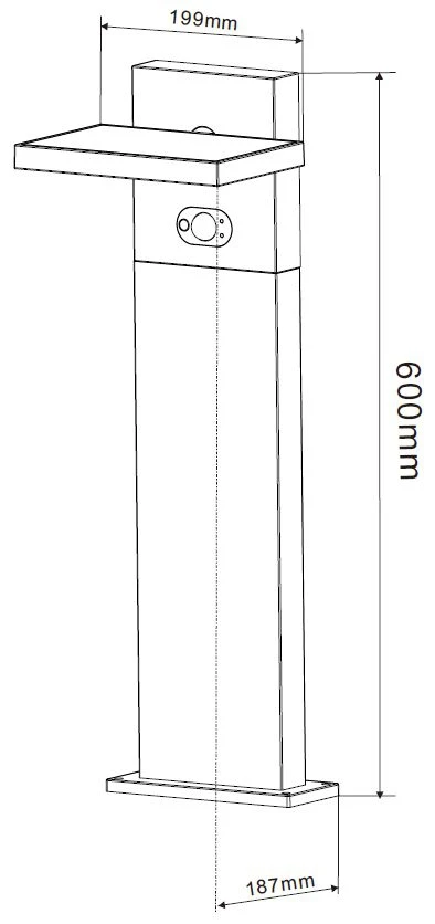 Lichtline PRDX27800 LED-Solar-Wegeleuchte AMATERA Shift 600mm, Lichtkopf Schwenkbar 4 Lichtline PRDX27800 LED-Solar-Wegeleuchte AMATERA Shift 600mm, Lichtkopf Schwenkbar – Bild 2